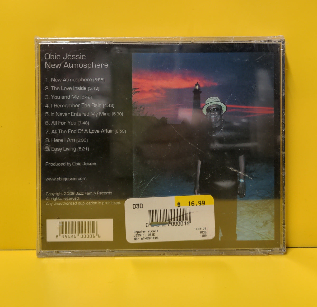 Obie Jessie - New Atmosphere - 2008 - New - Sealed - CDs