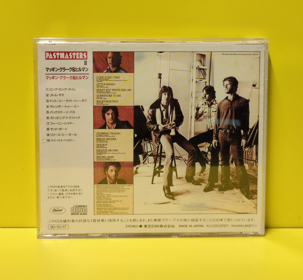 McGuinn, Clark & Hillman - McGuinn, Clark & Hillman  - 1990 - TOCP-6387 Used - EX - CDs - Reissue - Japan Import