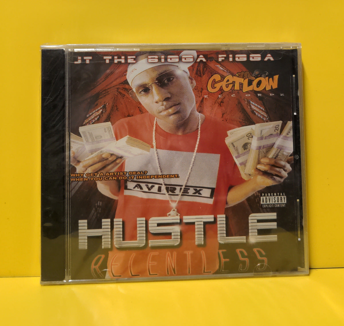 JT The Bigga Figga - Hustle Relentless - 2002 - GETLO130-2 New - Sealed - CDs