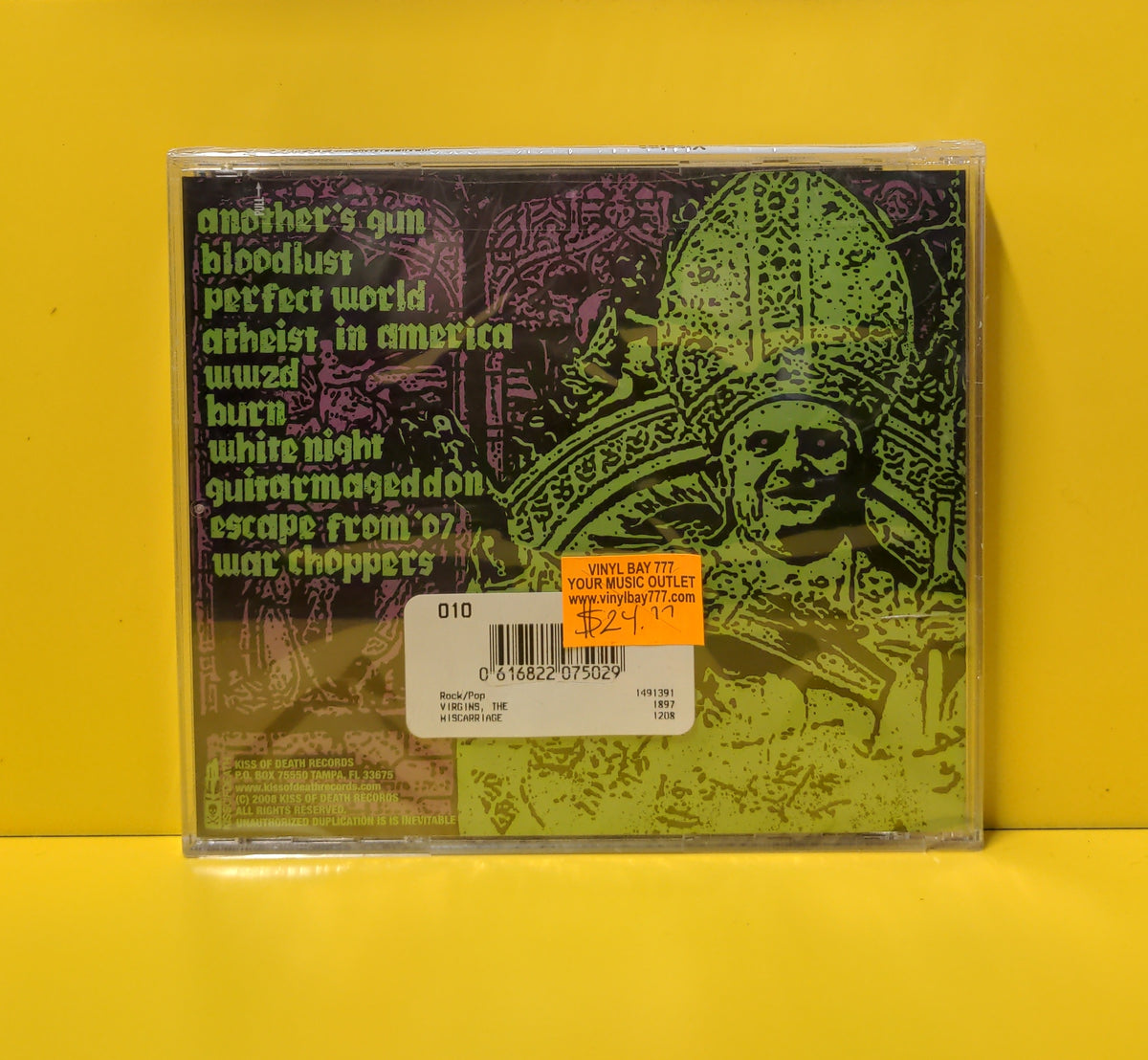 Virgins - Miscarriage  - 2008 - KOD 027 New - Sealed - CDs