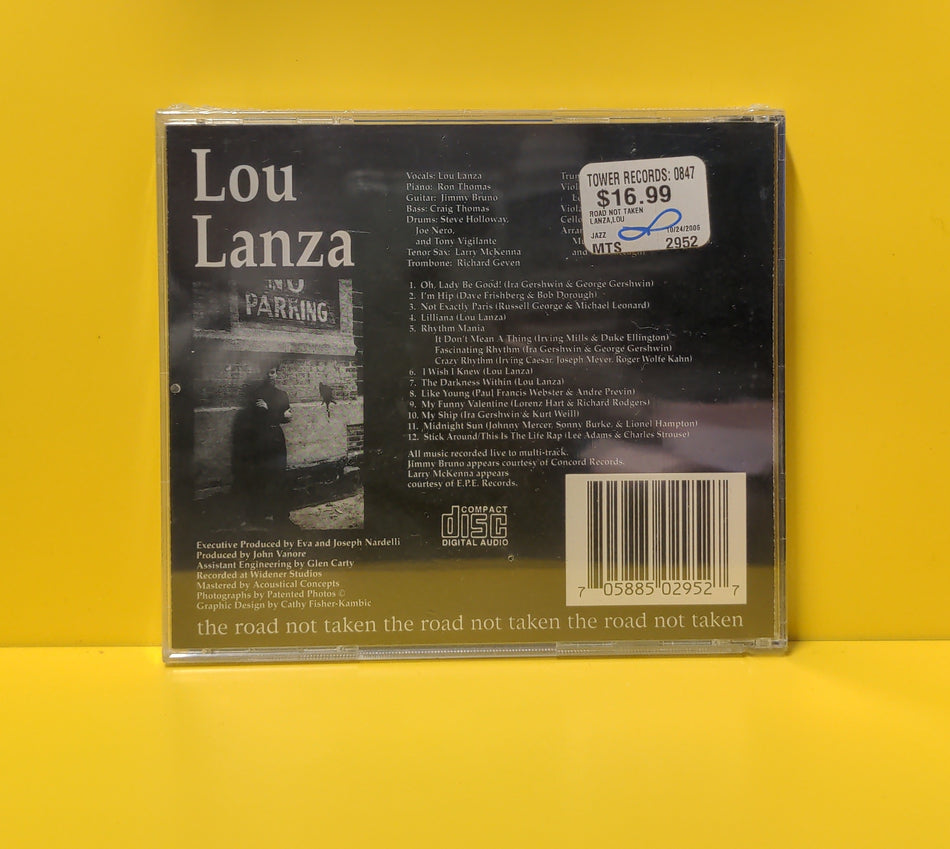 Lou Lanza - The Road Not Taken - 1995 - C.A.B. 0295 New - Sealed - CDs