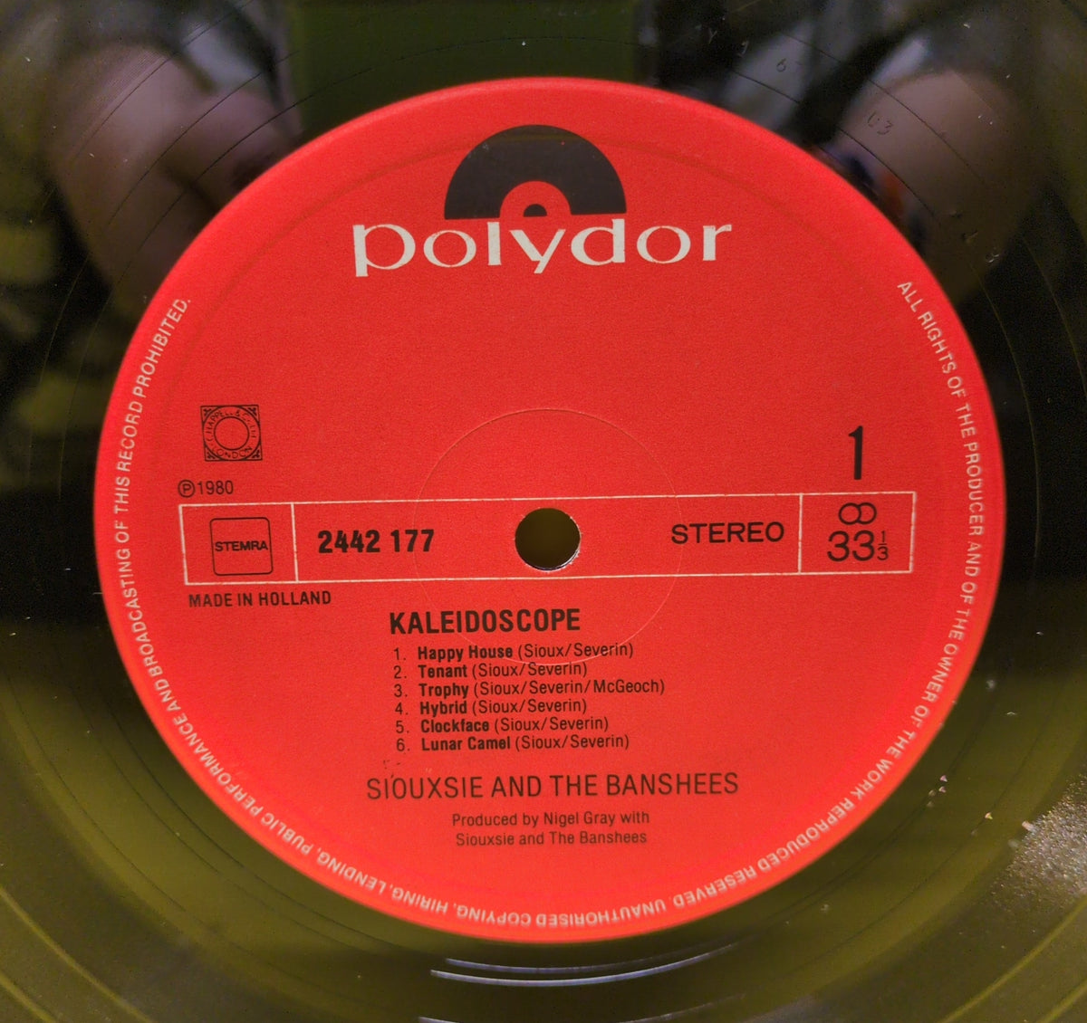 Siouxsie And The Banshees - Kaleidoscope - 1980 - 2442 177 Used - VG++ - Vinyl - Netherlands Import - Red Labels