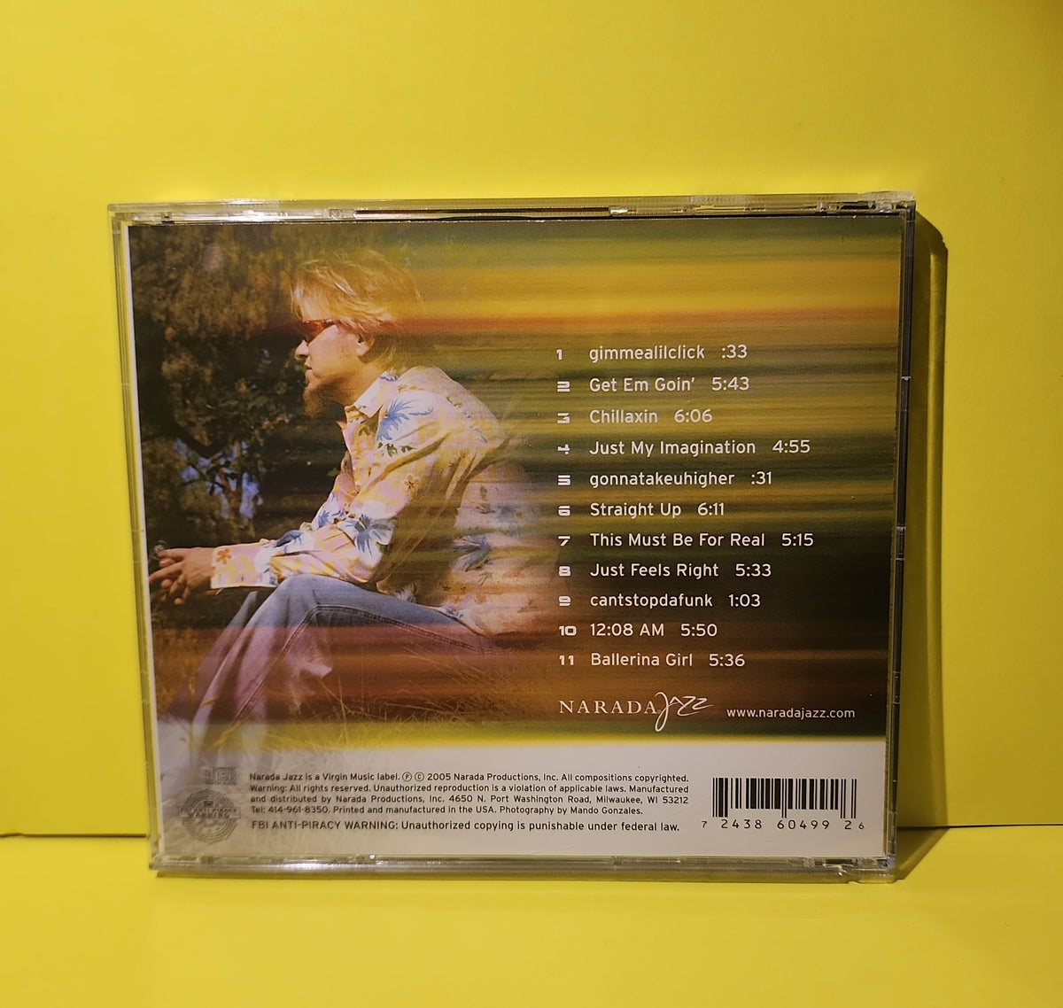 Euge Groove - Just Feels Right / Autographed  - 2005 - 72438-60499-2-6 Used - EX - CDs