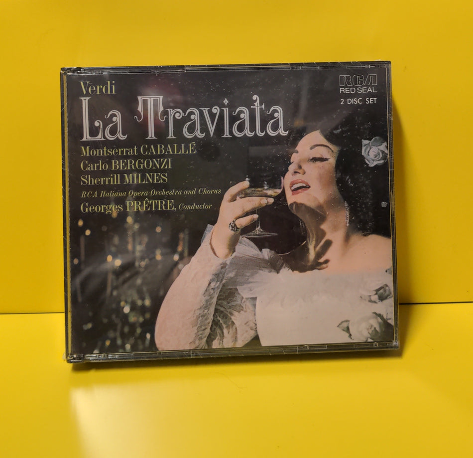 Verdi, Montserrat Caballe, Carlo Bergonzi, Sherrill Milnes, RCA Italiana Opera Orchestra And Chorus - La Traviata - 1987 - 6180-2-RC New - Sealed - 2xCD