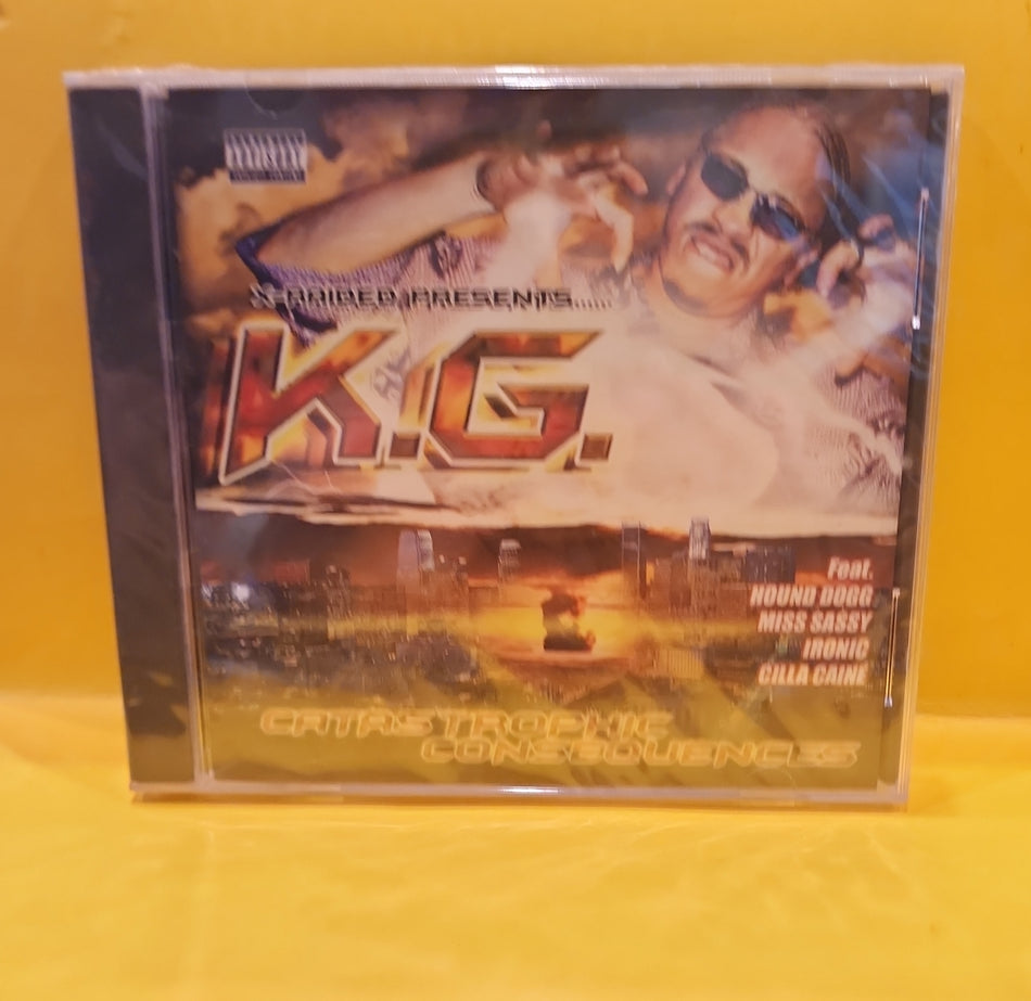 K.G. Presented by X-Raided - Catastrophic Consequences - 2002 - GANG0112-2 New - Sealed - CDs