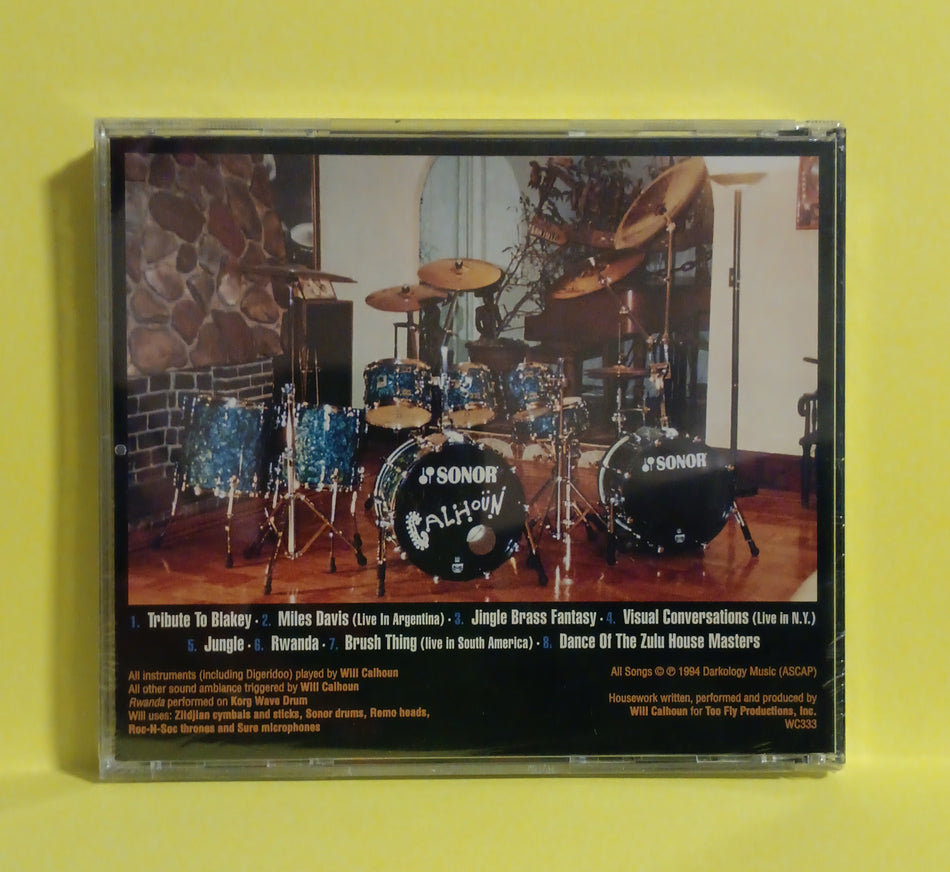 Will Calhoun - Housework / Solo Drum Performances - 1994 - WC333 New - Sealed - CDs