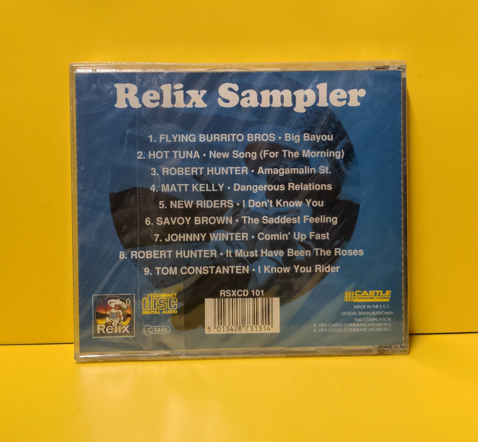 Various - Relix Sampler - 1993 - RSXCD 101 New - Sealed - CDs