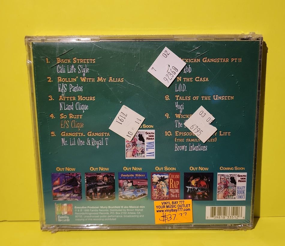 Various - Chicano Rap Volume 1 - 1999 - FAM 3351-2 New - Sealed - CDs
