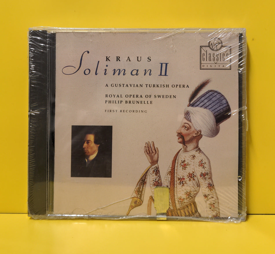 Kraus, Royal Opera Of Sweden, Philip Brunelle - Soliman II - 1992 - 0777 7 59068 2 0 New - Sealed - CDs