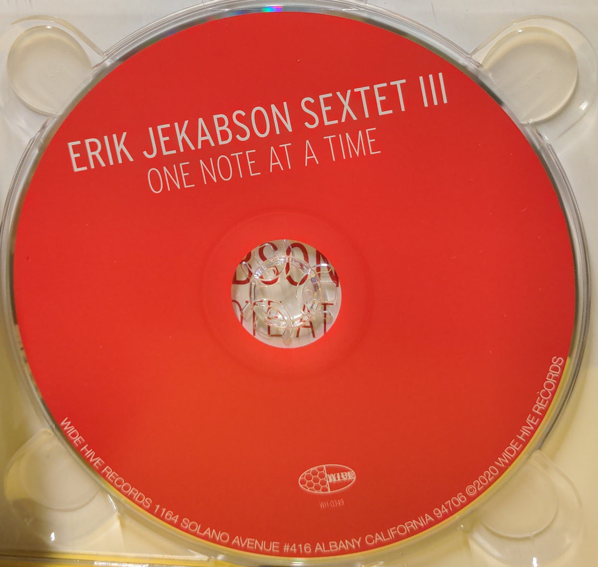Erik Jekabson Sextet III - One Note At A Time  - 2020 - WH-0349 Used - EX - CDs