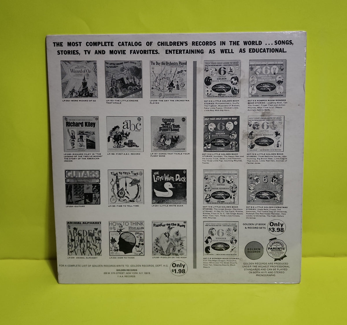 The Sandpiper Singers - Puff The Magic Dragon - 1974 - LP 149 New - Sealed - Vinyl