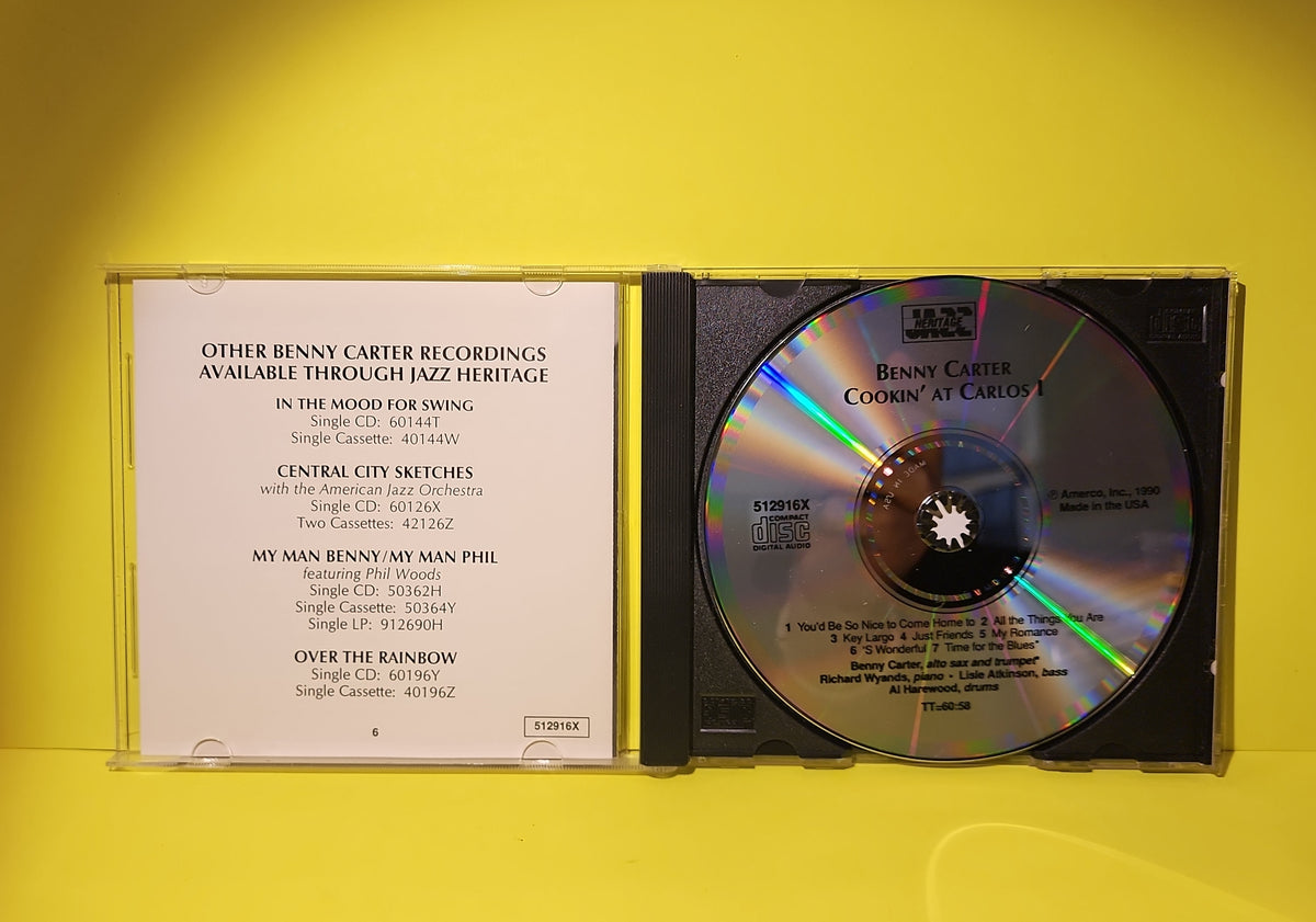 Benny Carter - Cookin' Carters - 1991 - 512916X Used - EX - CDs