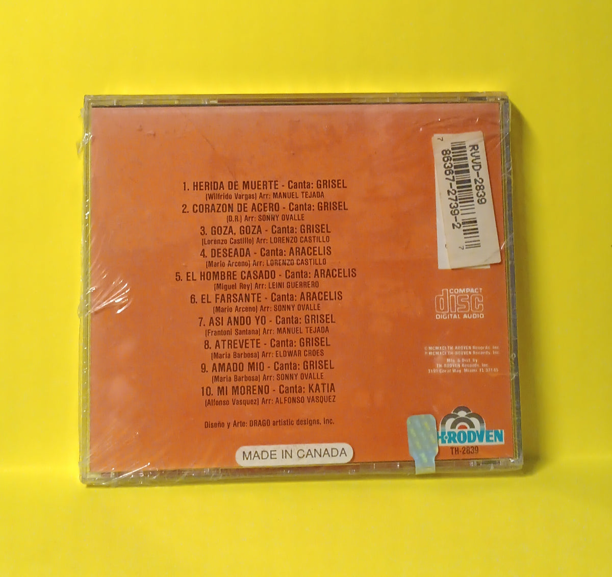 Mandarina - Goza, Goza (Merengue) - 1991 - TH-2839 New - Sealed - CDs