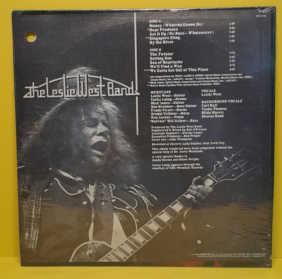 The Leslie West Band - The Leslie West Band - 1975 - BPL1-1258 New - Sealed - Vinyl