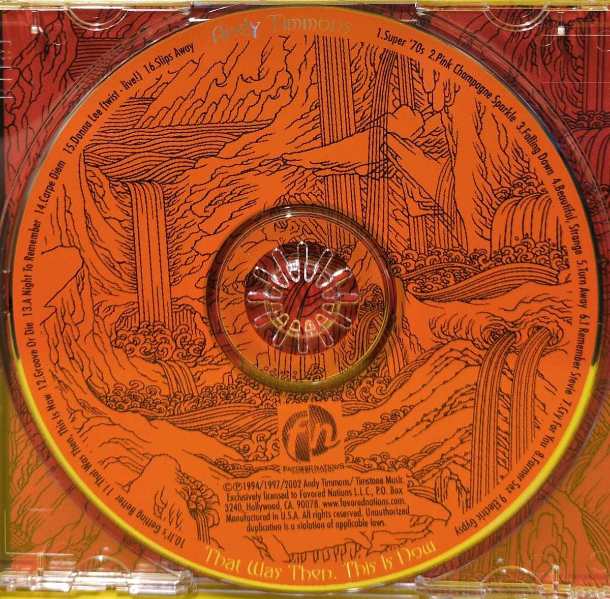 Andy Timmons - That Was Then, This Is Now (The Best Of X-Tacy) - FN2200 Used - EX - CDs