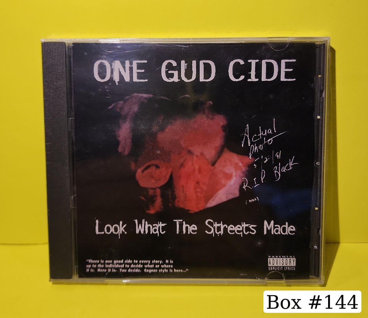 One Gud Cide - Look What The Streets Made - 1996 - SFL-7426 New - Sealed - CDs