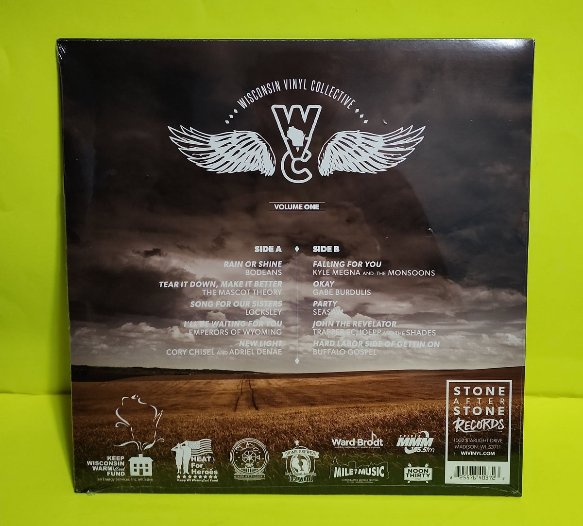 Various - Wisconsin Vinyl Collective Volume One - 2017 - SD 4037 New - Sealed - Vinyl