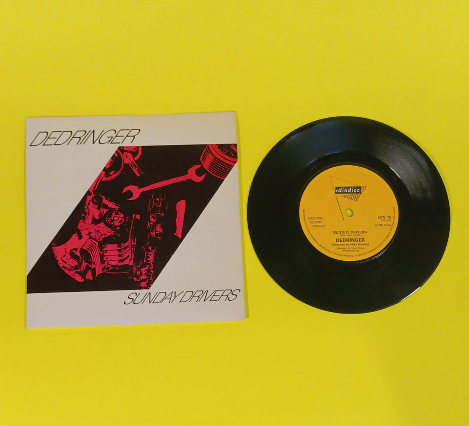Dedringer  - Sunday Drivers (UK 7") - 1980 - DIN 10 Used - EX - Vinyl