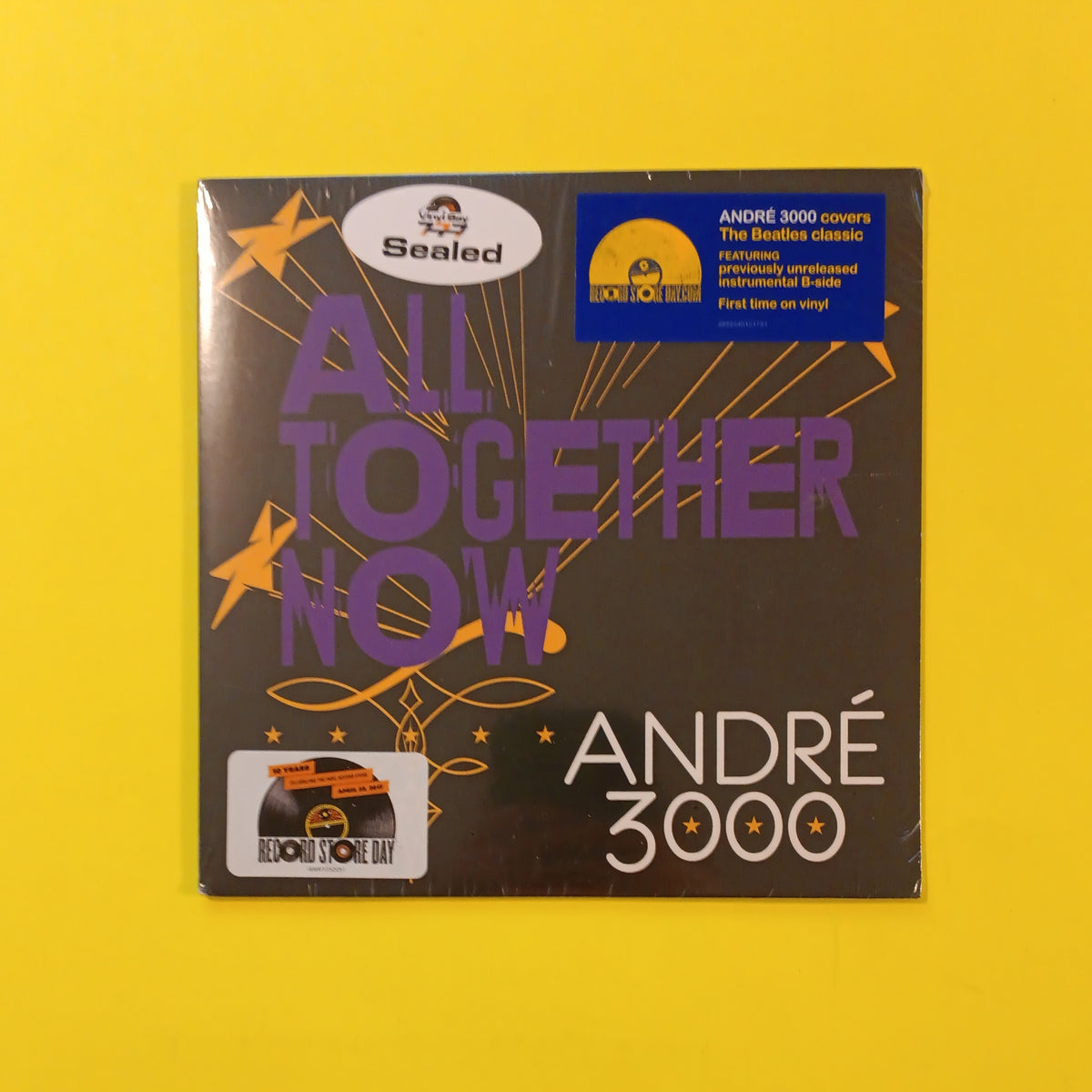 André 3000 - All Together Now - 2017 - 88985401937 New - Sealed - RSD 7" Vinyl