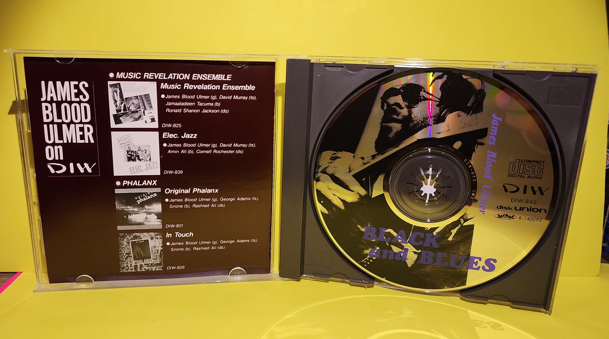 James Blood Ulmer - Black and Blue / Japan Import  - 1991 - DIW-845E Used - NM - CDs