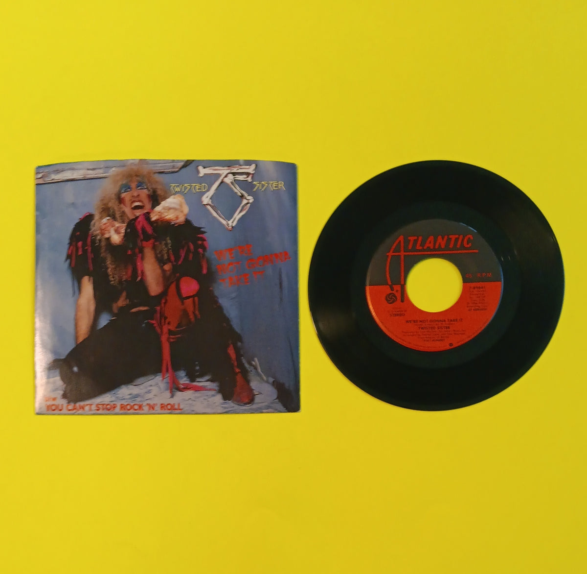 Twisted Sister  - We're Not Gonna Make It - 1984 - 7-89641 Used - EX - 7" Vinyl