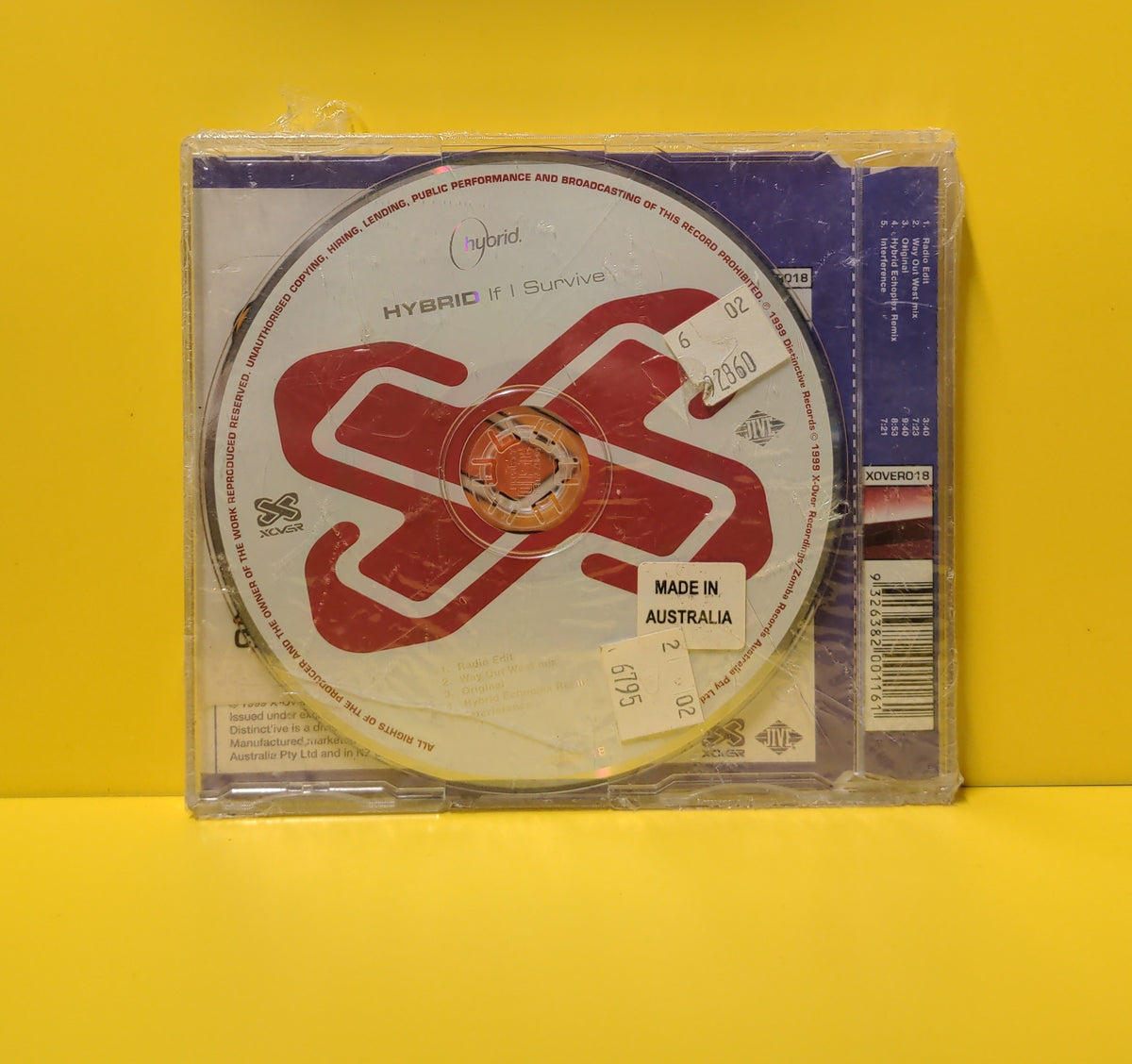 Hybrid - If I Survive - 1999 - XOVER018 New - Sealed - CDs
