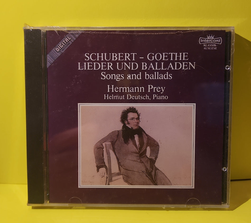 Schubert - Goethe / Hermann Prey, Helmut Deutsch - 860.952 New - Sealed - CDs