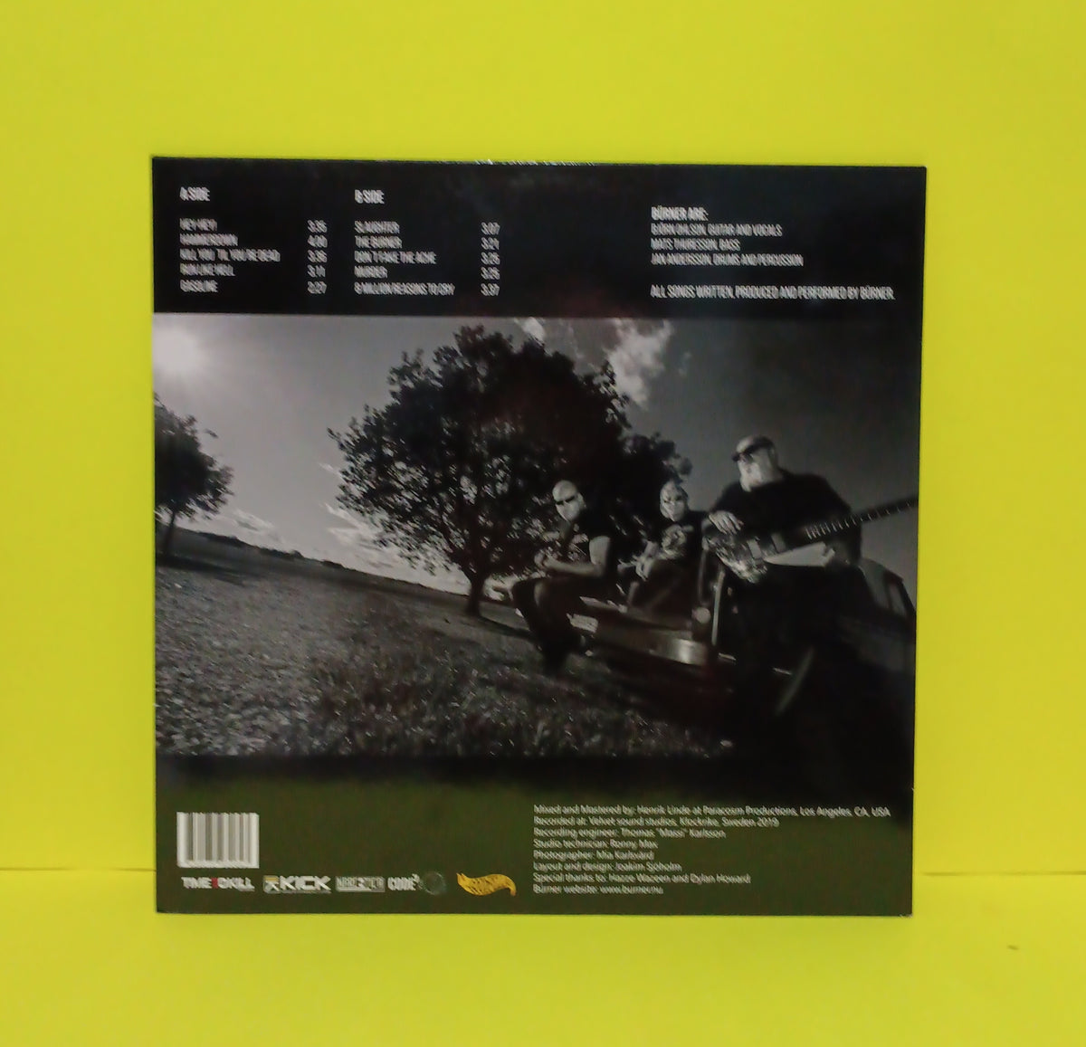 Burner - Baptized In Gasoline (Italy) - 2020 - TTK 028 LP New - NM - Vinyl