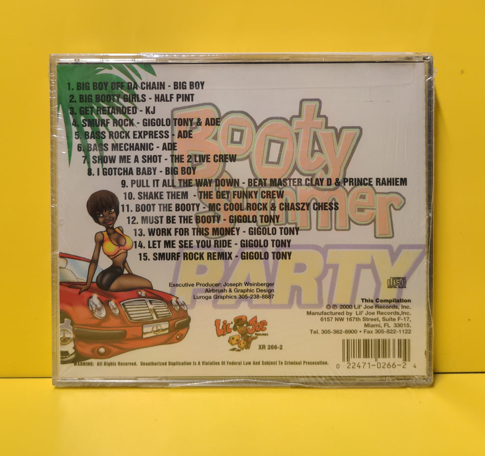 Various  - Booty Summer Party - 2000 - XR 266-2 New - Sealed - CDs