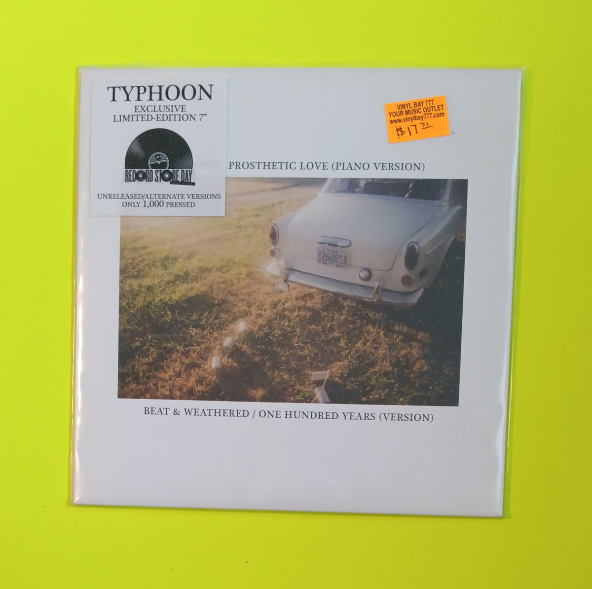 Typhoon - Prosthetic Love (Piano Version) - 2015 - New - NM - 7" RSD Vinyl