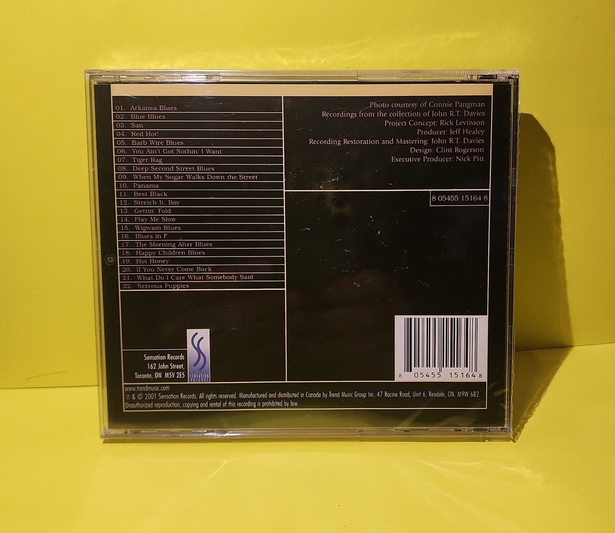 Red McKenzie - Red McKenzie, Volume I: 1924-1927 - 2001 - 8 05455 15164 8 New - Sealed - CDs