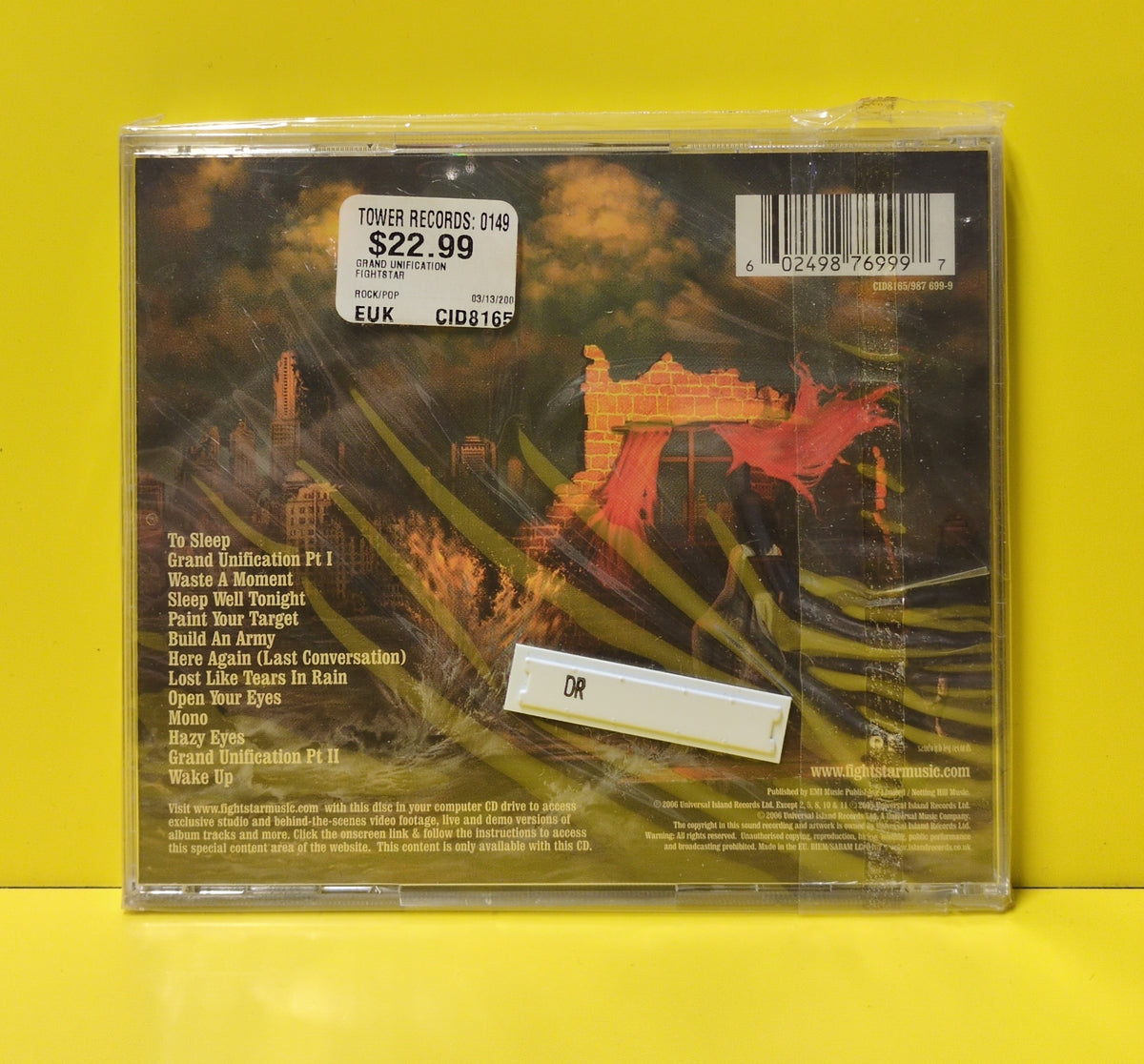 Fightstar - Grand Unification - 2006 - CID8165 New - Sealed - CDs - Special Edition