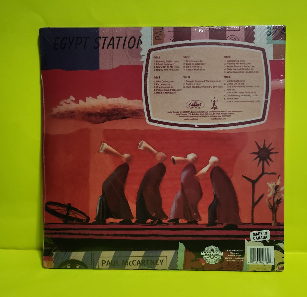 Paul McCartney - Egypt Station (Explorer’s Edition) - 2019 - B002992601 New - Sealed - Vinyl