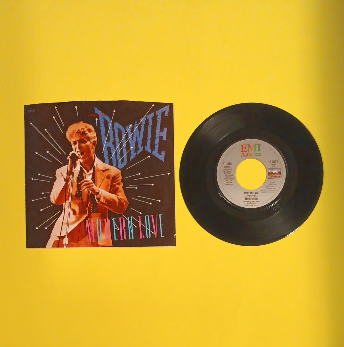 David Bowie - Modern Love / Live 7" - 1983 - B-8177 Used - EX - Vinyl