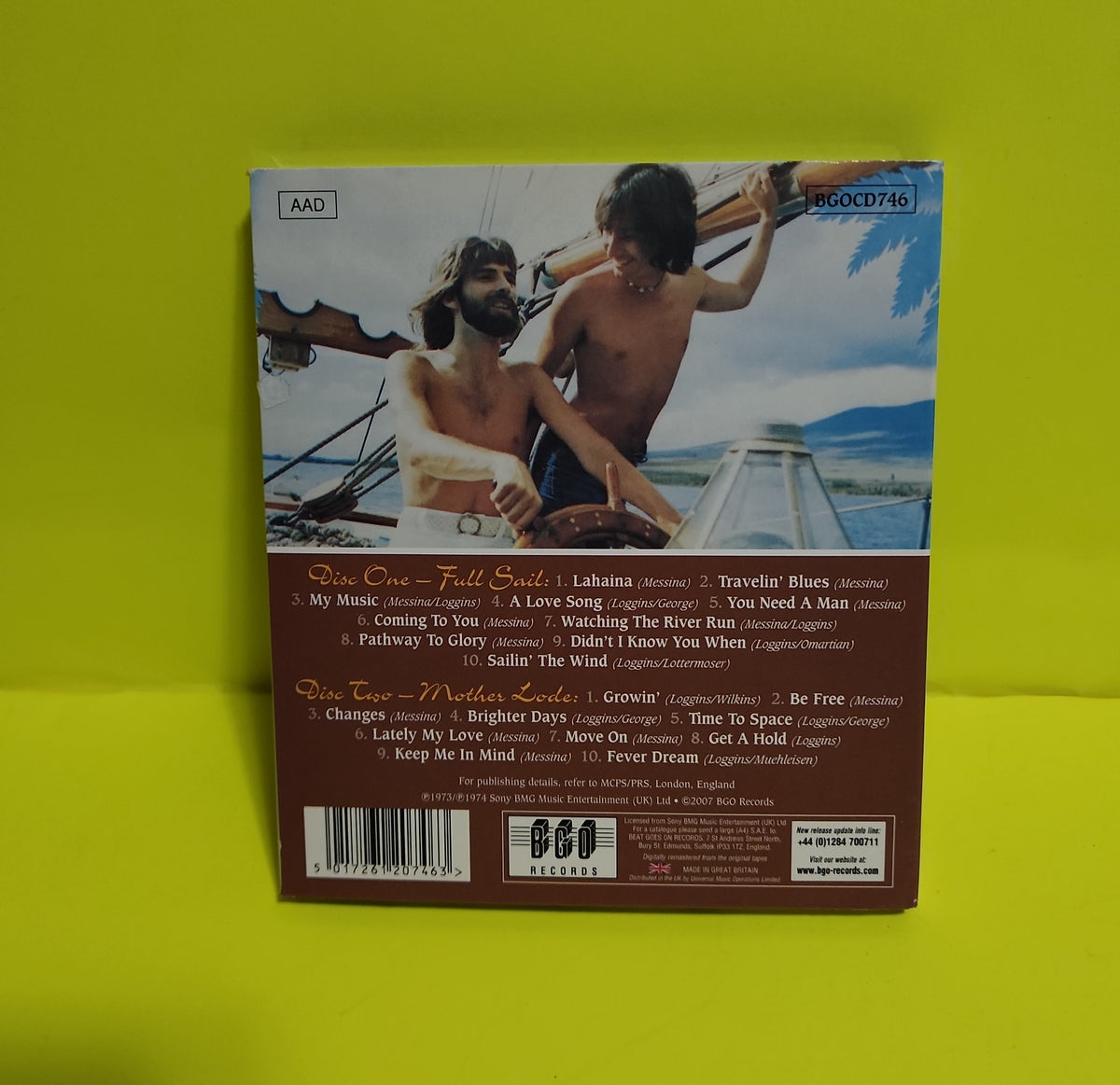 Loggins And Messina - Full Sail / Mother Lode - 2007 - BGOCD746 Used - NM - CDs