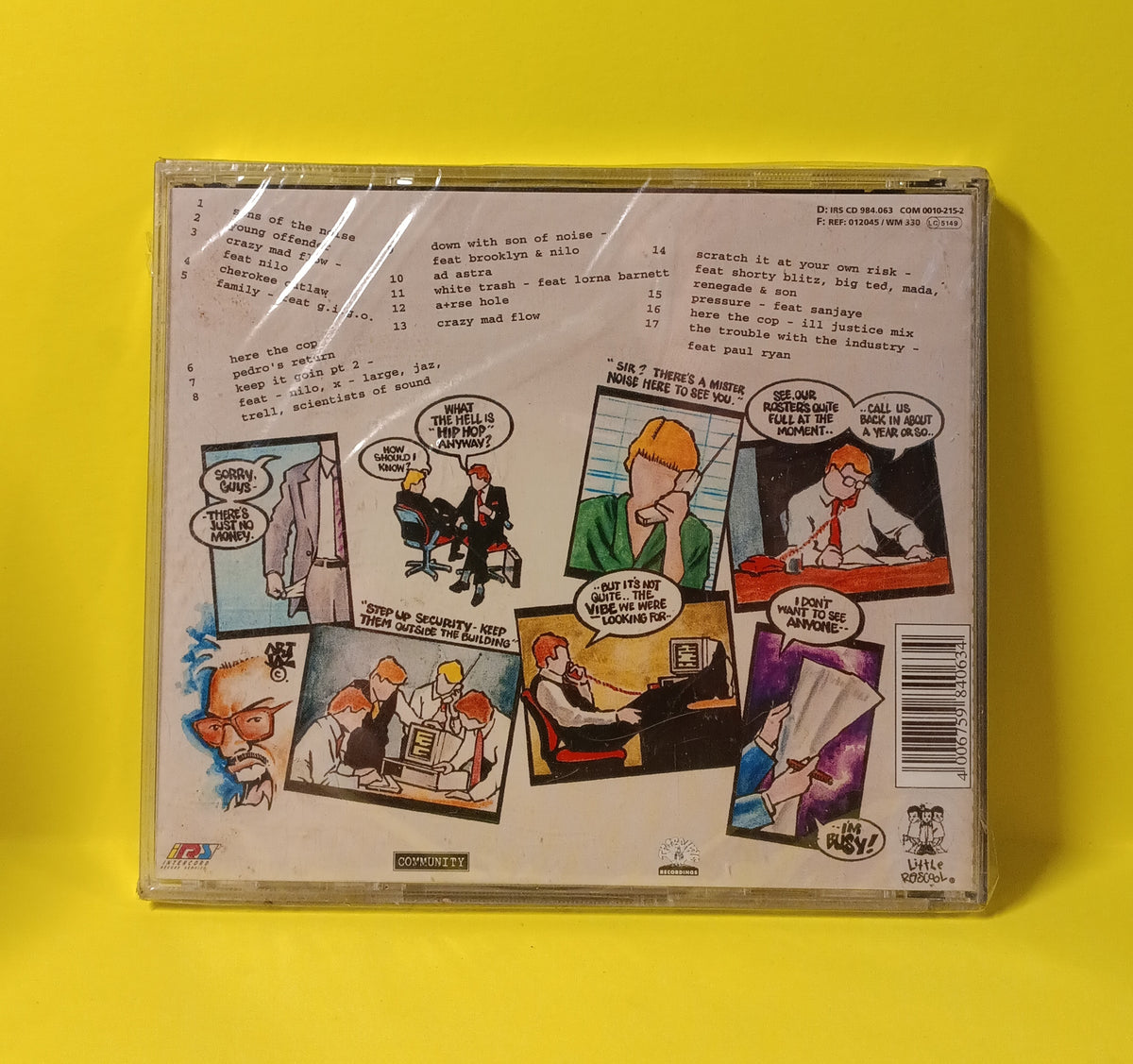 Son Of Noise - Access Denied Bullsh*t & Politics Pt 1 - 1995 - IRS CD 964.063 New - Sealed - CDs