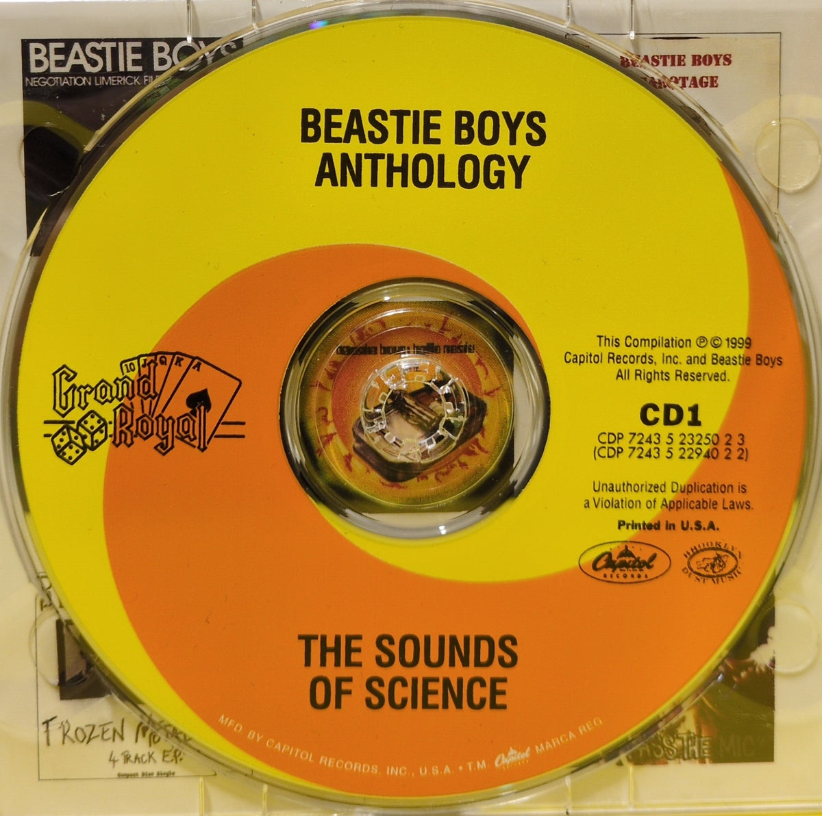 Beastie Boys - Anthology: The Sounds Of Science - 1999 - CDP 7243 5 22940 2 2 Used - EX - CDs - 2xCD Box Set