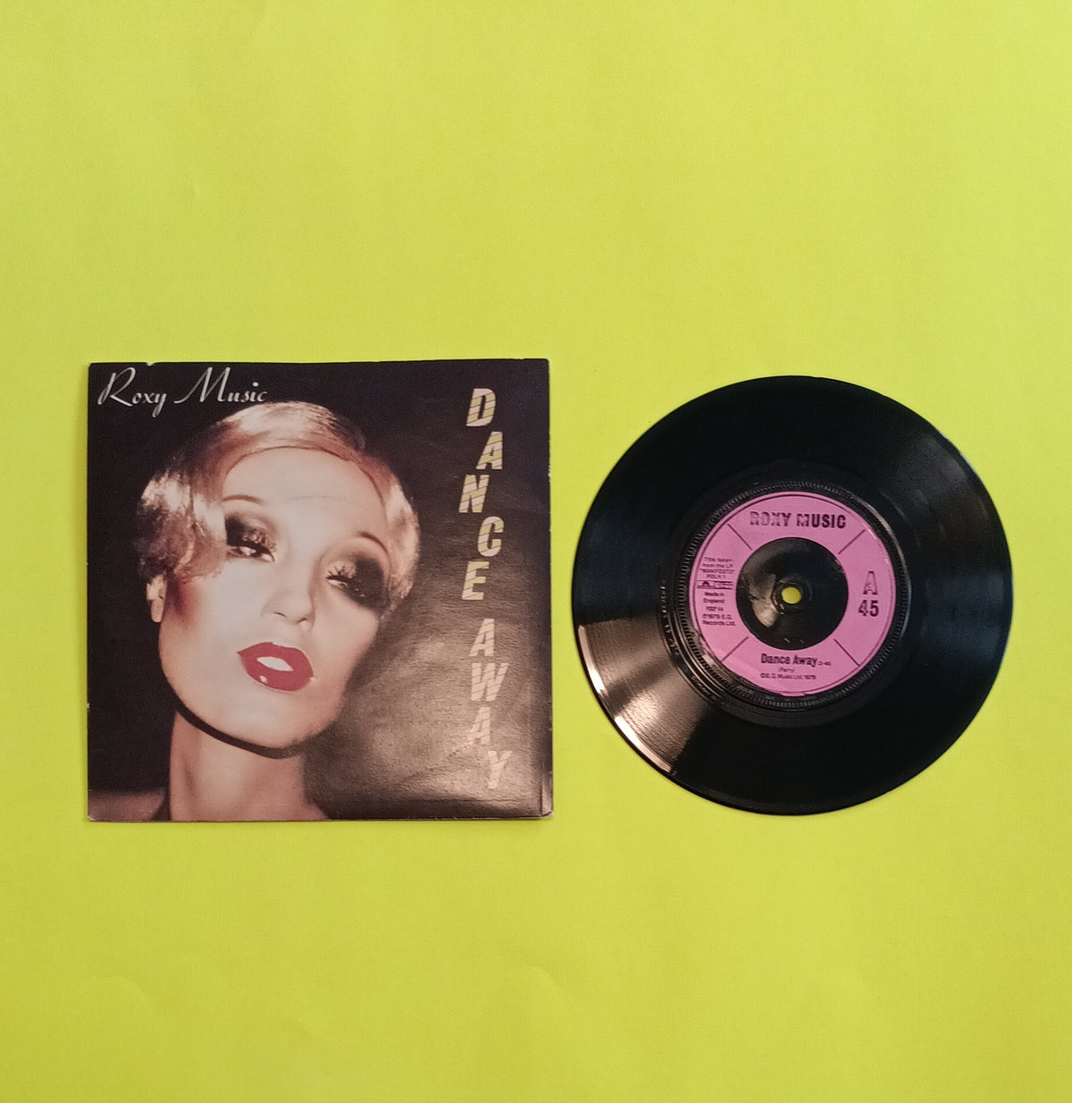 Roxy Music - Dance Away / Cry Cry Cry - 1979 - POSP 44 Used - VG++ - 7" UK Vinyl