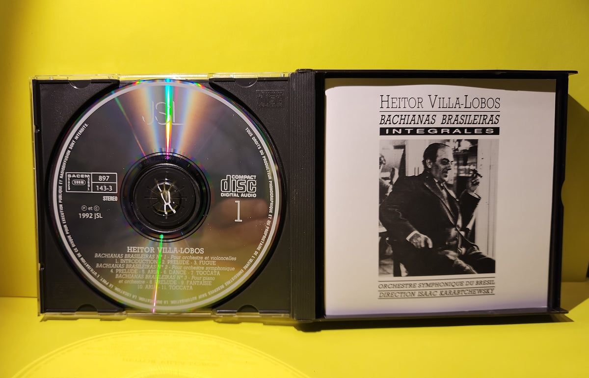 Heitor Villa-Lobos - Bachianas Brasileras Integrales - 1990 - 590 901.3 CD Used - NM - CDs