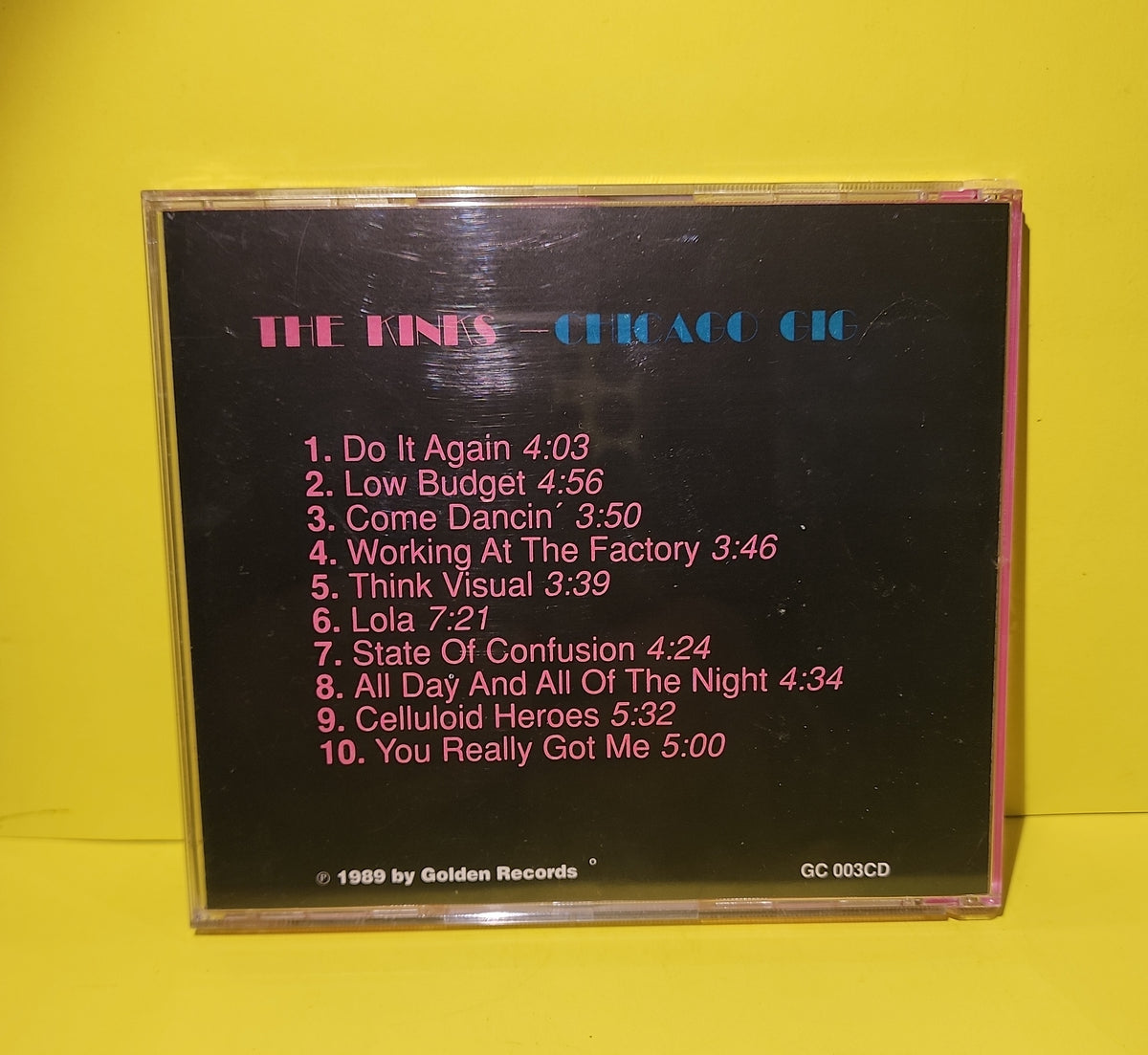 Chicago Gig - 1989 - GC 003CD Used - VG++ - CDs
