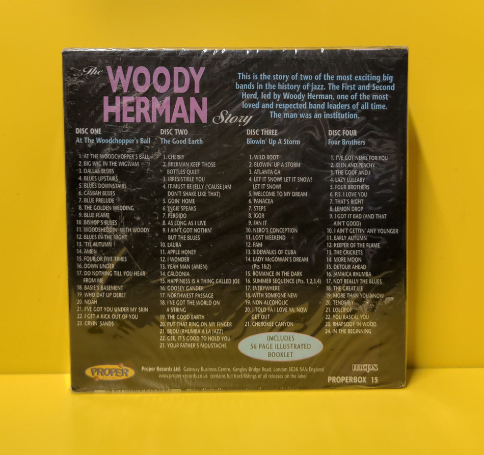 Woody Herman - The Woody Herman Story - 2006 - PROPERBOX 15 New - Sealed - 4xCD Box Set