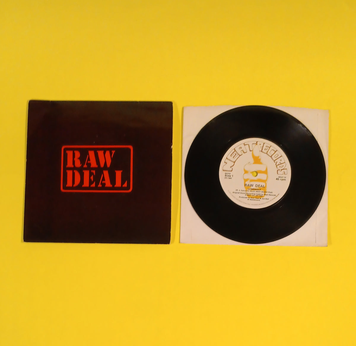 Raw Deal - Lonewolf (UK 7") - 1981 - NEAT 12 Used - VG++ - Vinyl