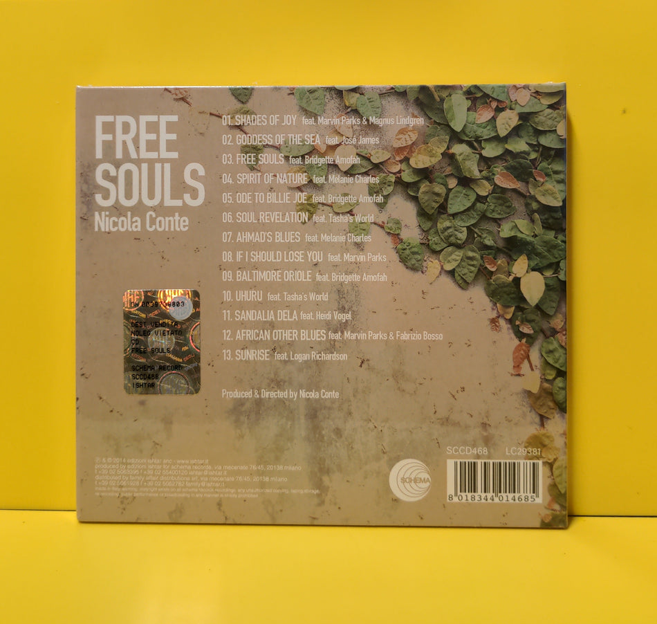 Nicola Conte - Free Souls - 2014 - SCCD 468 New - Sealed - CDs