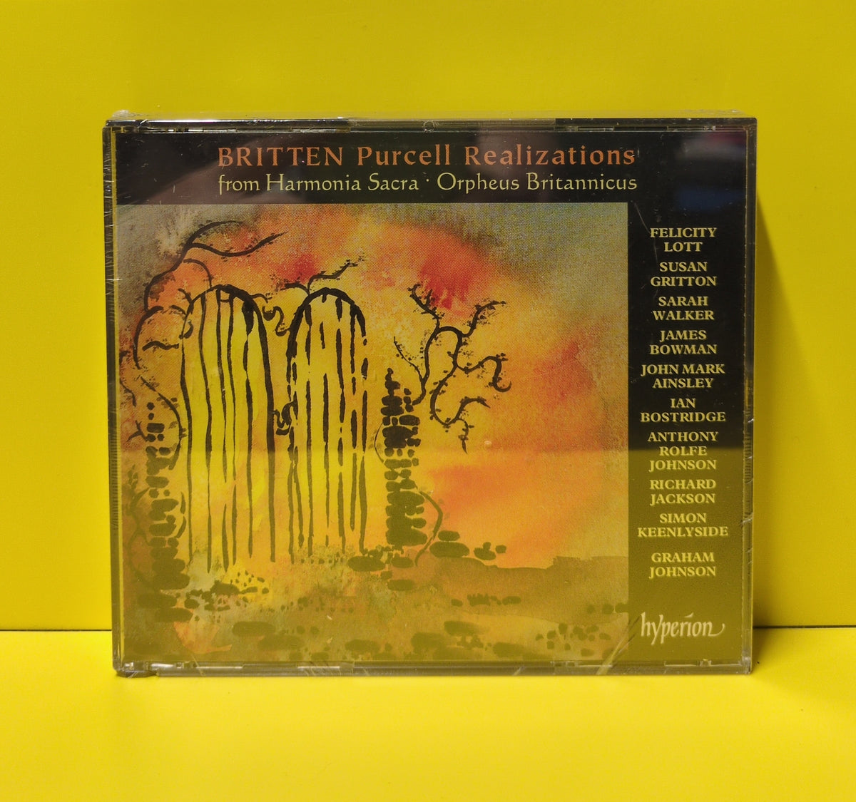 Britten, Lott, Gritton, Walker, Bowman, Ainsley, Bostridge, Johnson, Jackson, Keenlyside, Johnson - Purcell Realizations (From Harmonia Sacra, Orpheus Britannicus) - 1995 - CDA67061/2 New - Sealed - CDs