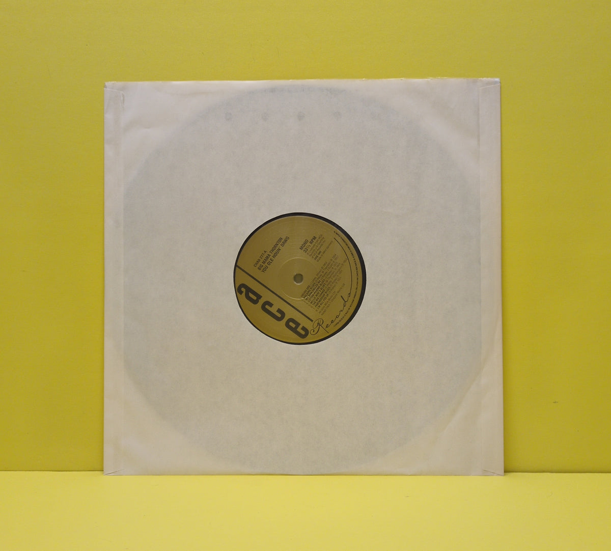 Big Mama Thornton - You Ole Houn' Dawg - 1989 - CHAD 277 Used - EX - Vinyl
