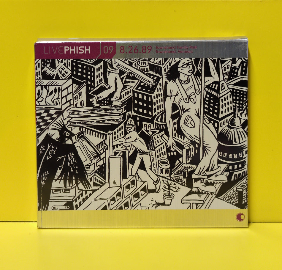 Phish - LivePhish 09 (8.26.89 Townshend Family Park, Townshend, Vermont) - 2002 - 62753-2 Used - VG++ - 3xCD Set