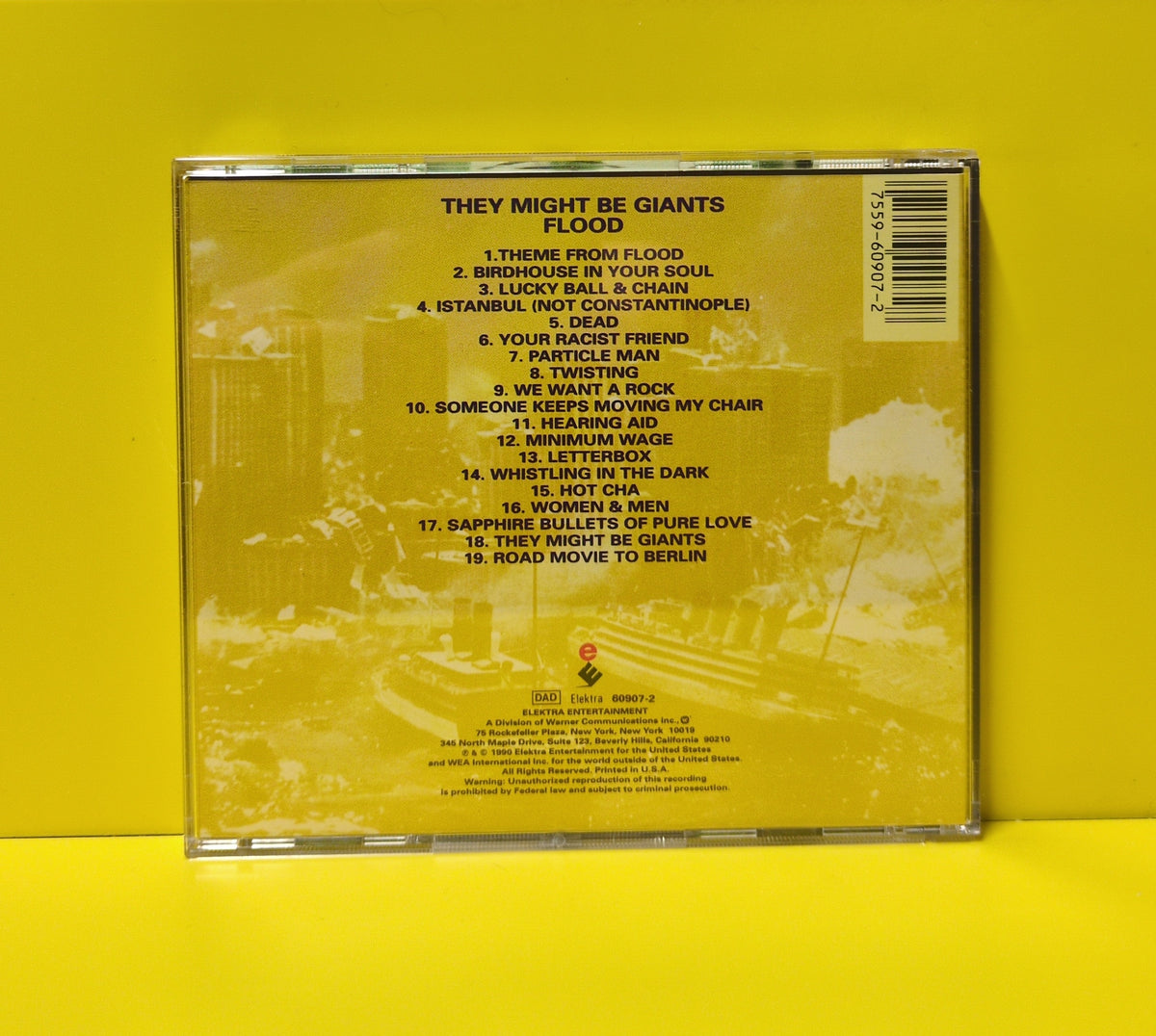 They Might Be Giants - Flood - 1990 - 9 60907-2 Used - EX - CDs