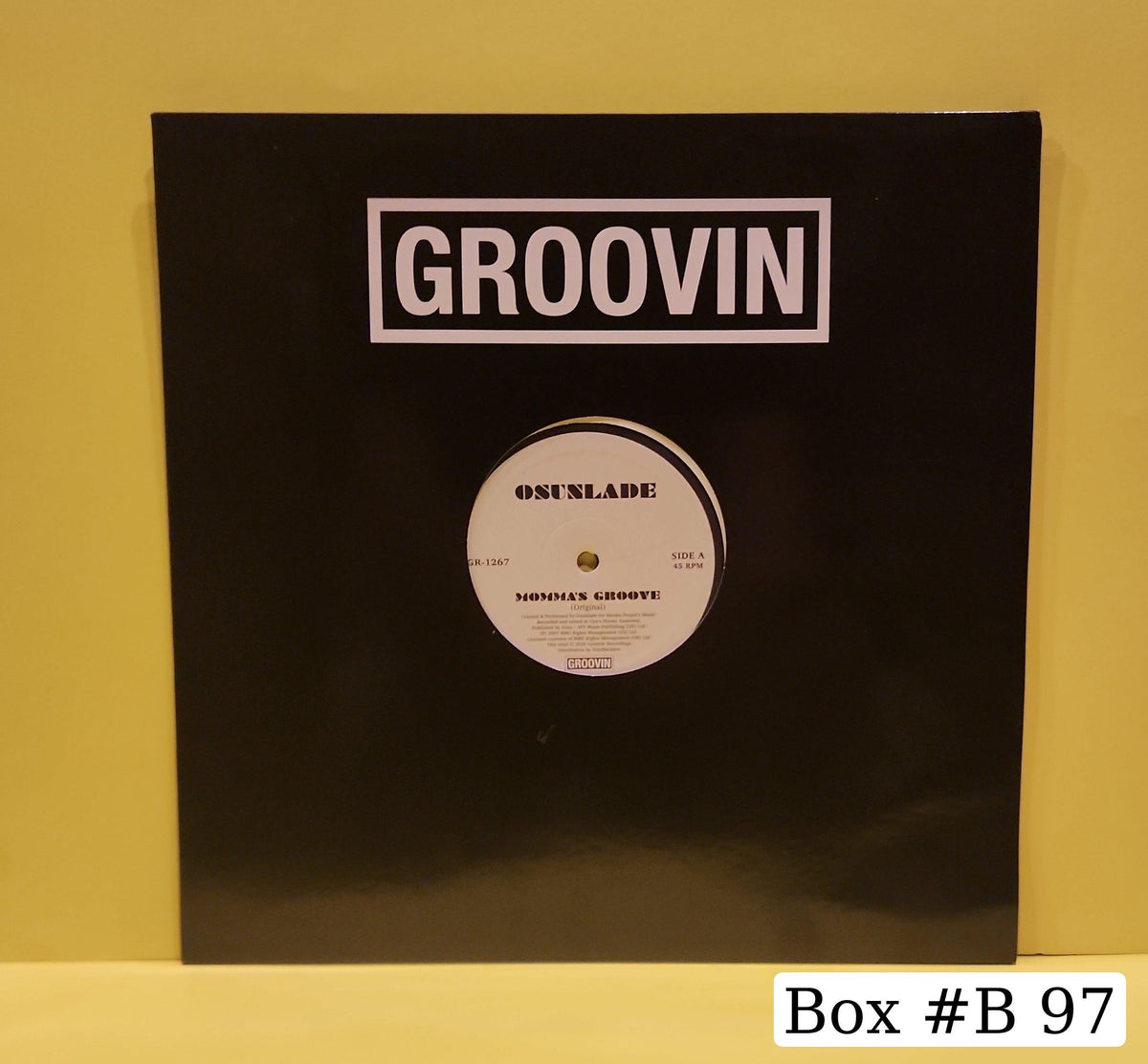 Osunlade - Momma's Groove - 2020 - GR 1267 New - EX - Vinyl