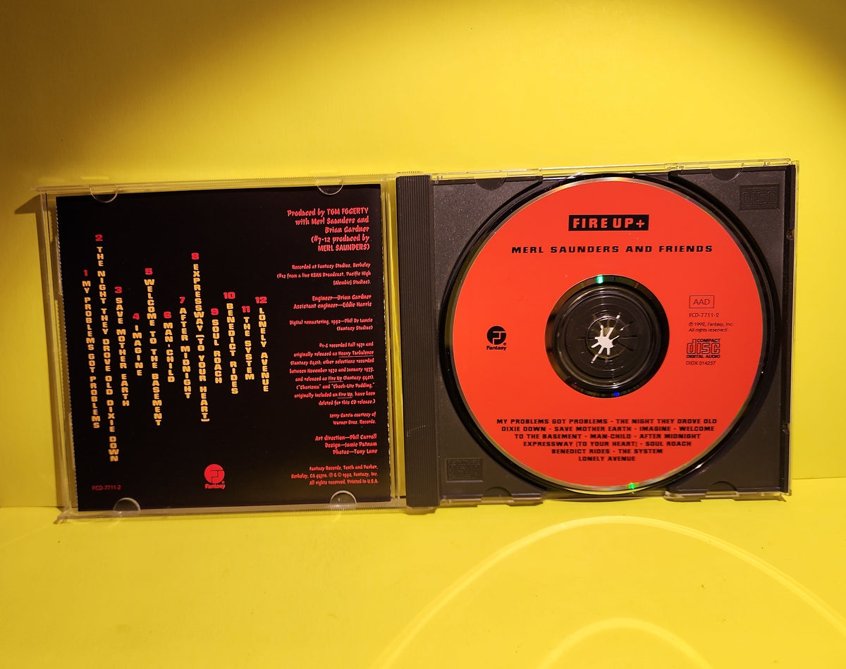 Merl Saunders & Friends - Jerry Garcia, Tom Fogerty, John Kahn, Bill Vitt - 1992 - FCD-7711-2 Used - NM - CDs