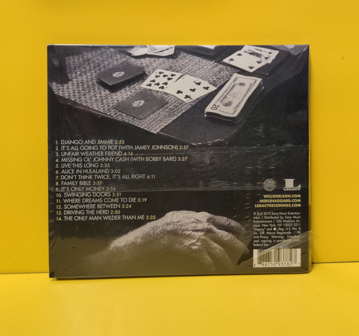 Willie Nelson & Merle Haggard - Django And Jimmie - 2015 - 88875093782 New - Sealed - CDs - Promo
